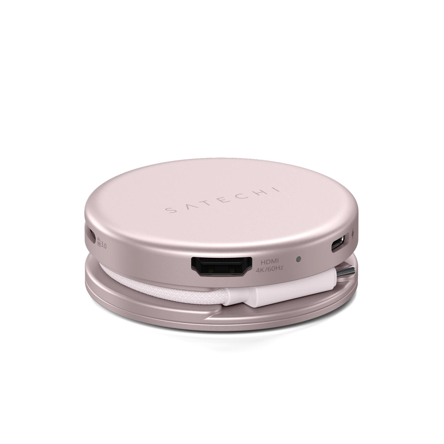 SATECHI – Onthego 5In1 Multiport Adapter (Blush) - Image 6