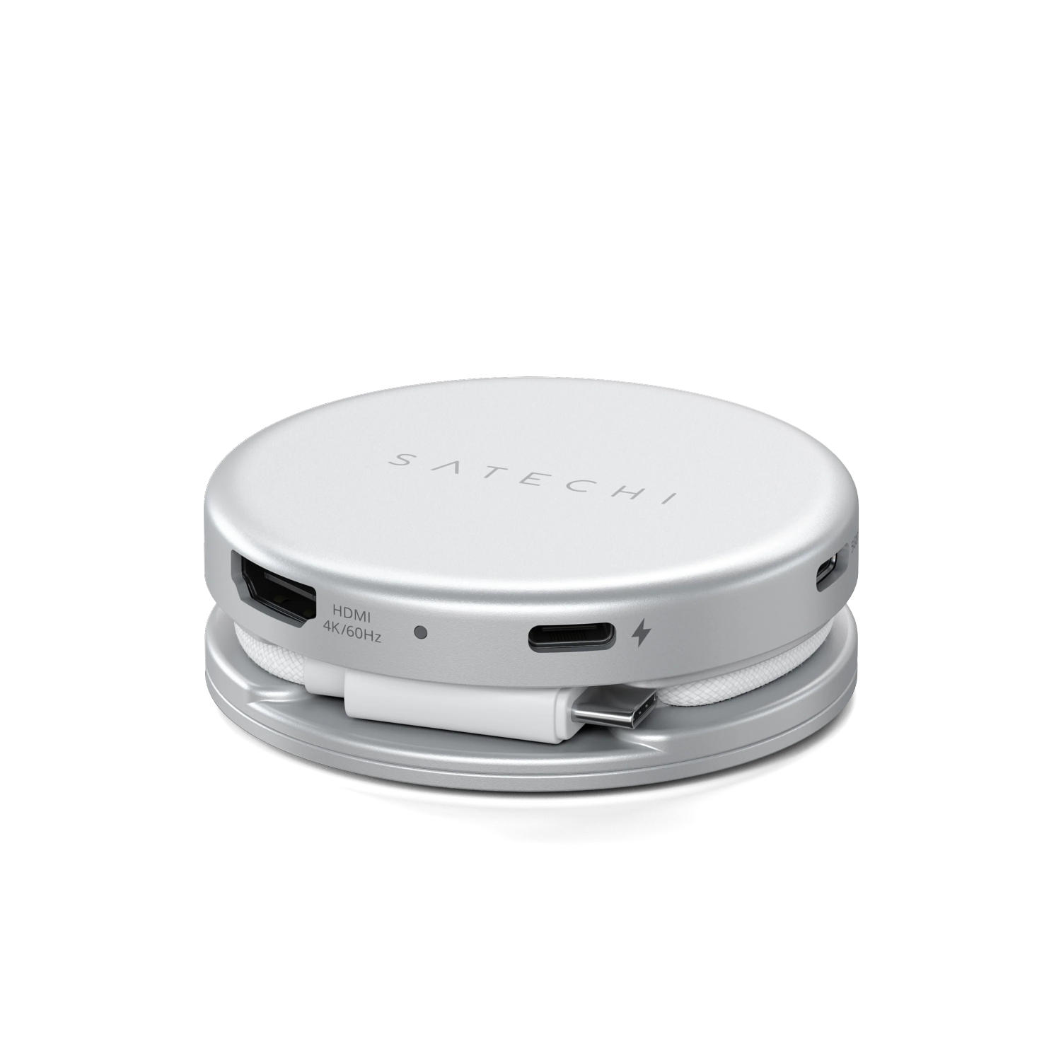 SATECHI – Onthego 5In1 Multiport Adapter (Silver) - Image 5