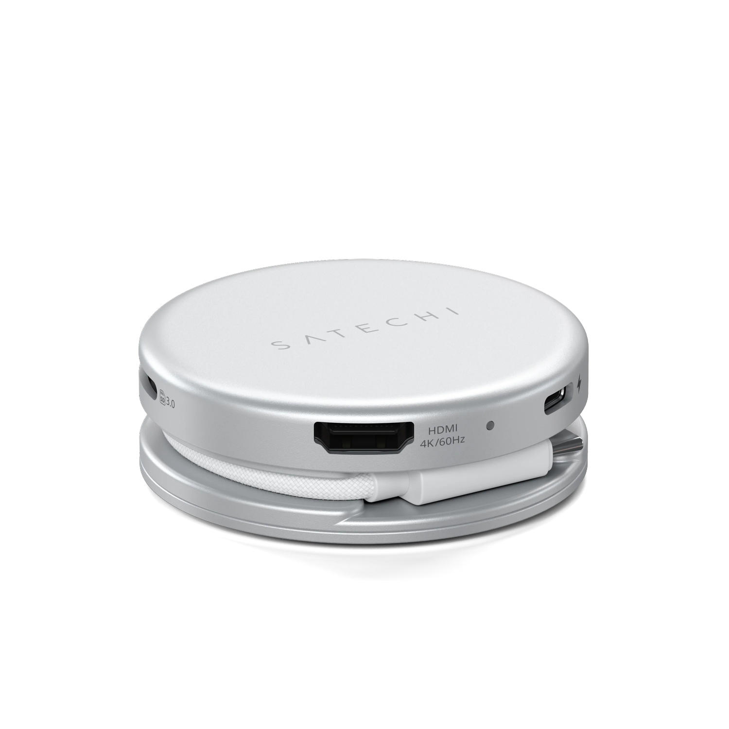 SATECHI – Onthego 5In1 Multiport Adapter (Silver) - Image 6