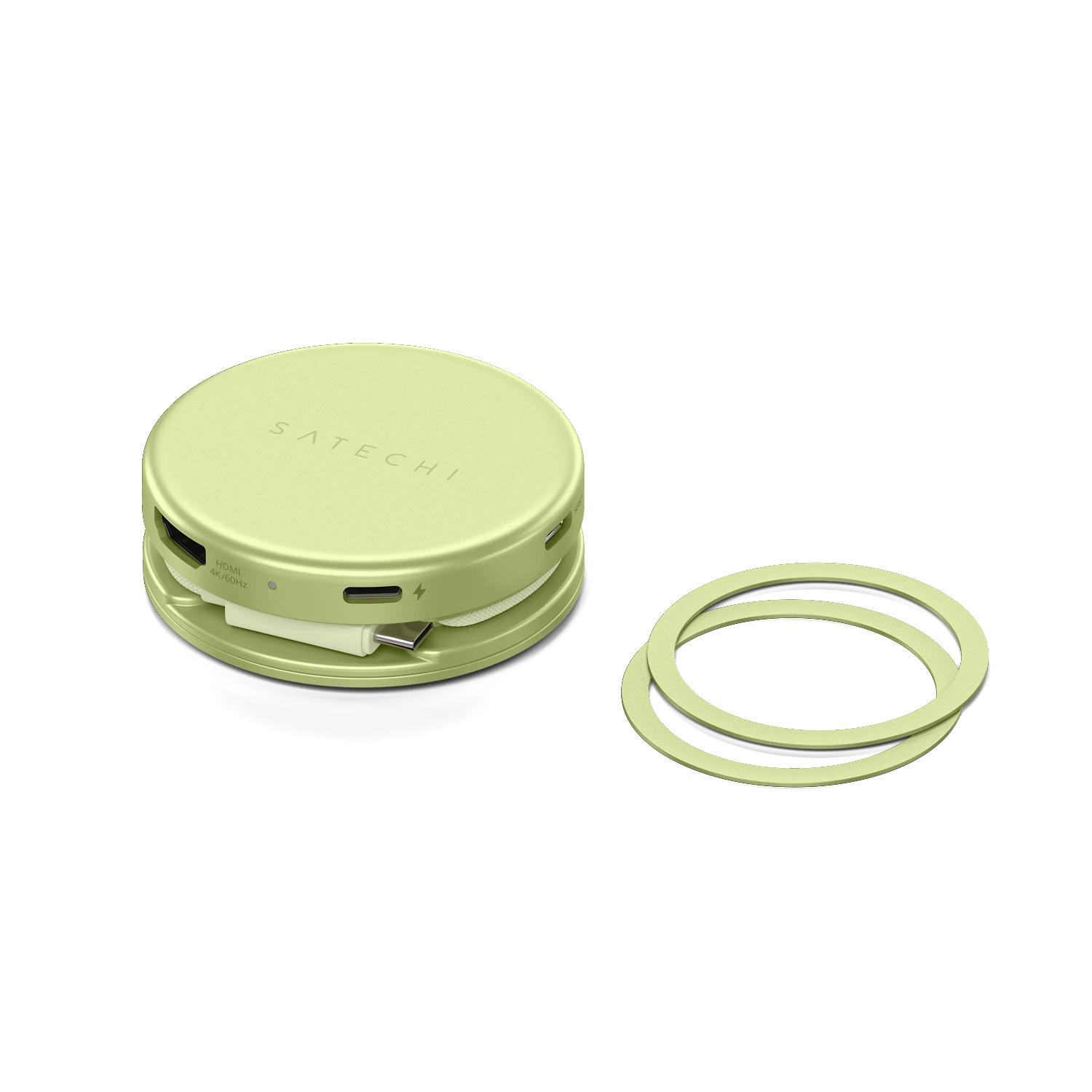 SATECHI – Onthego 5In1 Multiport Adapter (Citrus) - Image 4
