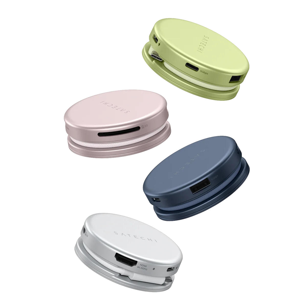 SATECHI – Onthego 5In1 Multiport Adapter (Blush) - Image 10