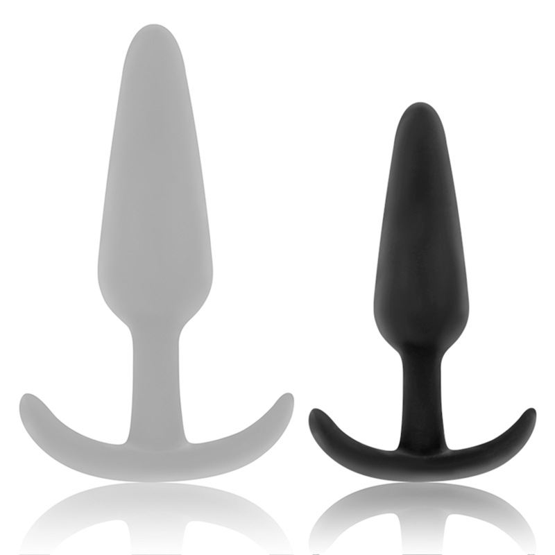 BLACK&SILVER – Plug Anal De Silicone Hansel Com Cabo Pequeno - Image 3