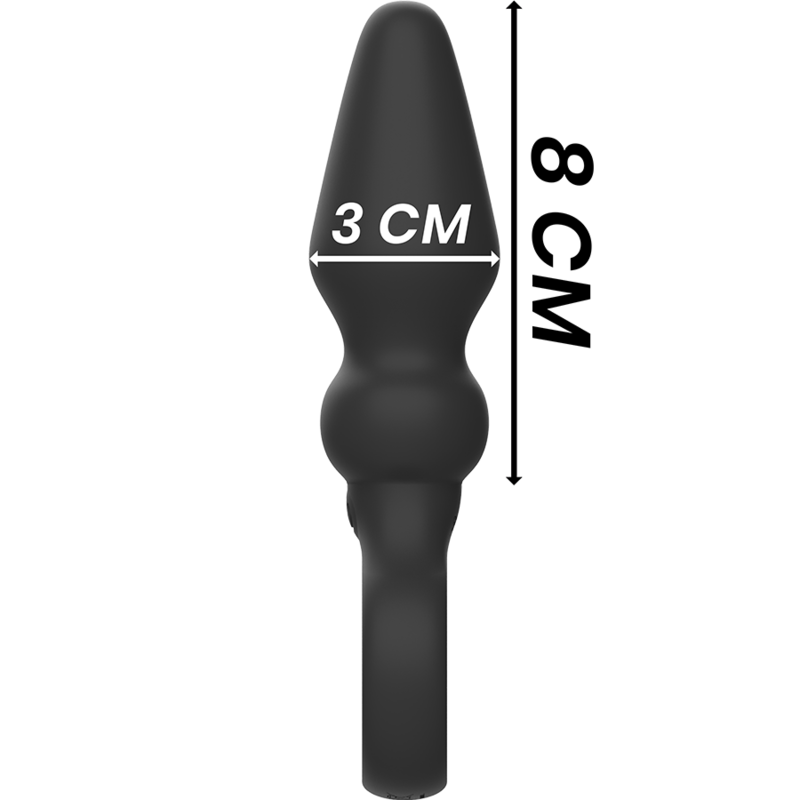 BLACK&SILVER – Plugue Anal De Silicone Poderoso Ozzy - Image 4