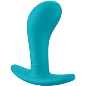Fotografia do Plug Anal em Formato de Bunda Tamanho P Água-Marinha