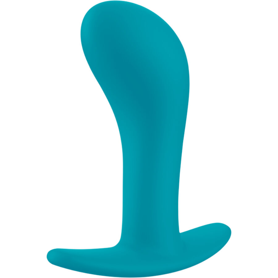 Fotografia do Plug Anal em Formato de Bunda Tamanho G Água-Marinha