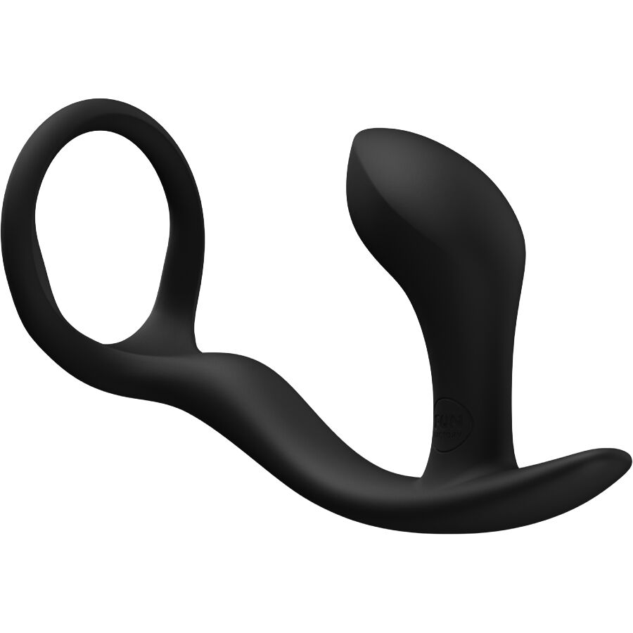 Fotografia do Plug Anal com Anel de Boto Preto