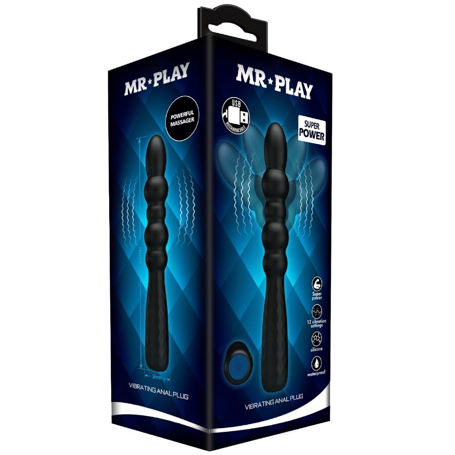 MR PLAY – Plug Anal Vibratório Flexível - Image 11
