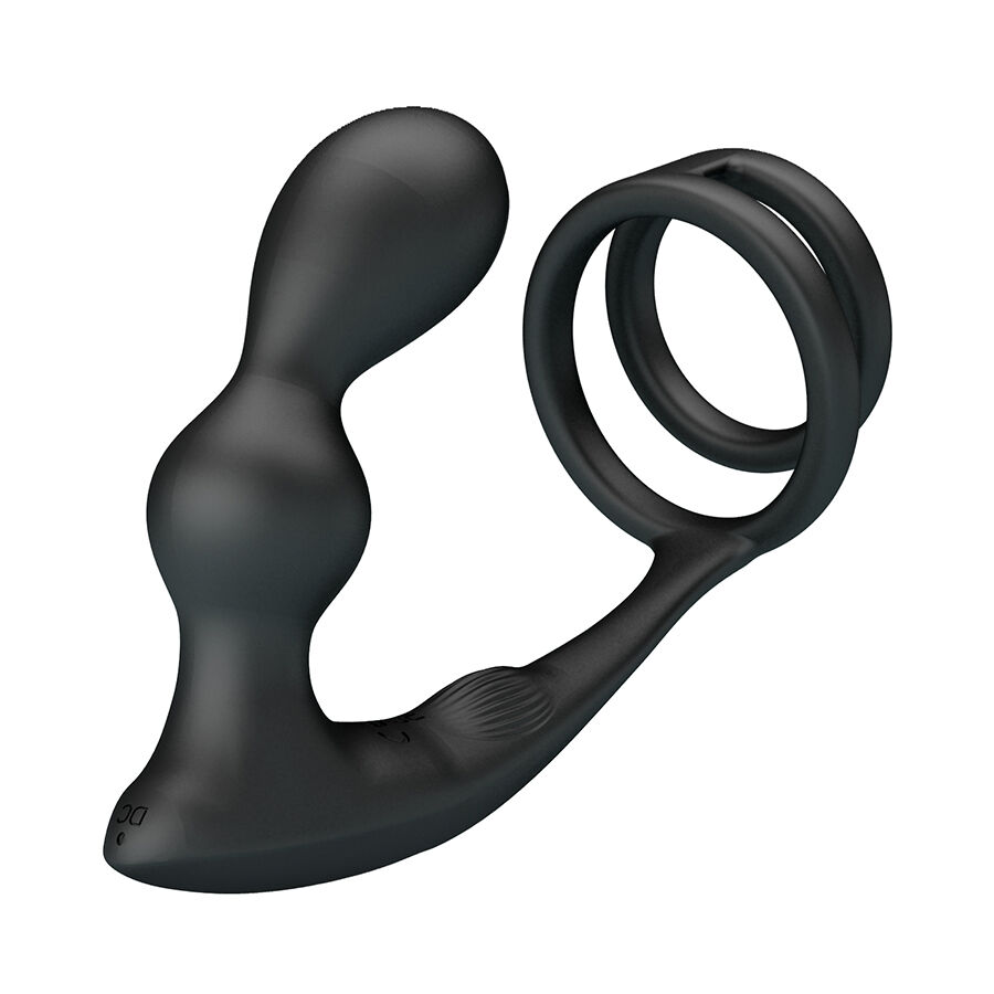 MR PLAY – Plug Anal Vibratório Com Anel Peniano E Controle Remoto - Image 3