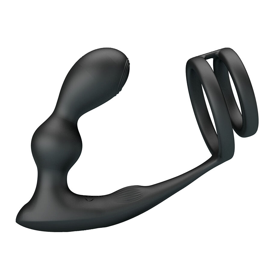 MR PLAY – Plug Anal Vibratório Com Anel Peniano E Controle Remoto - Image 4
