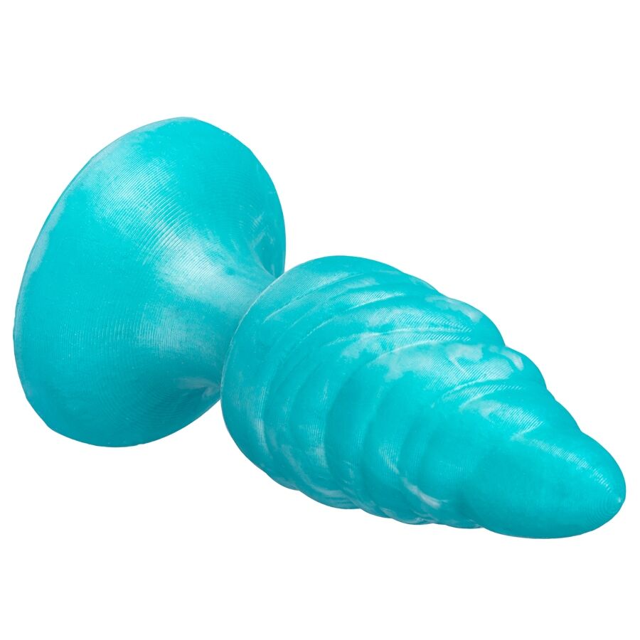 SILEXD – Melty Plug Anal De Derretimento Fantasy De Silicone Líquido Termoreativo Azul Celestial 9,2 Cm - Image 4