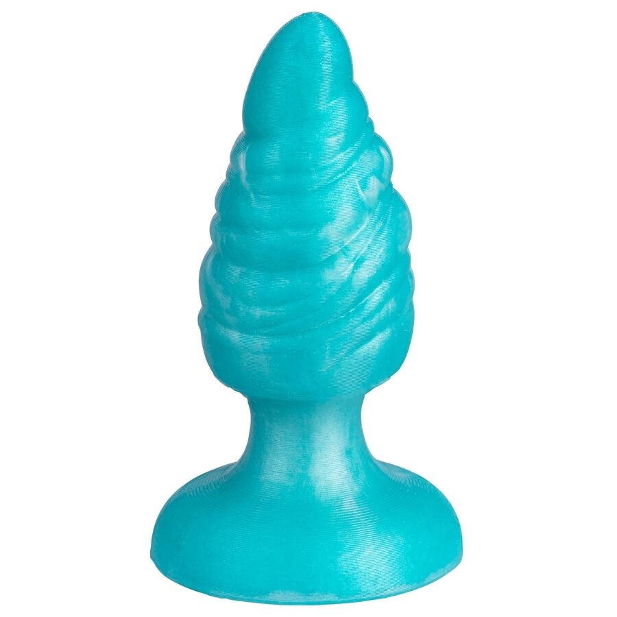 SILEXD – Melty Plug Anal De Derretimento Fantasy De Silicone Líquido Termoreativo Azul Celestial 9,2 Cm - Image 3