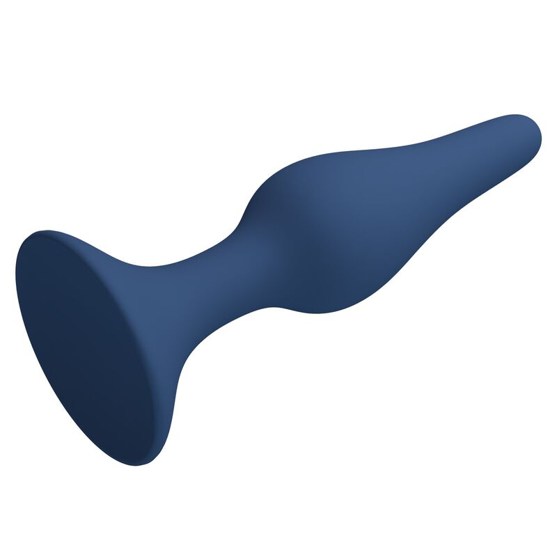 MR PLAY – Plug Anal De Silicone Cônico Azul Xl - Image 5
