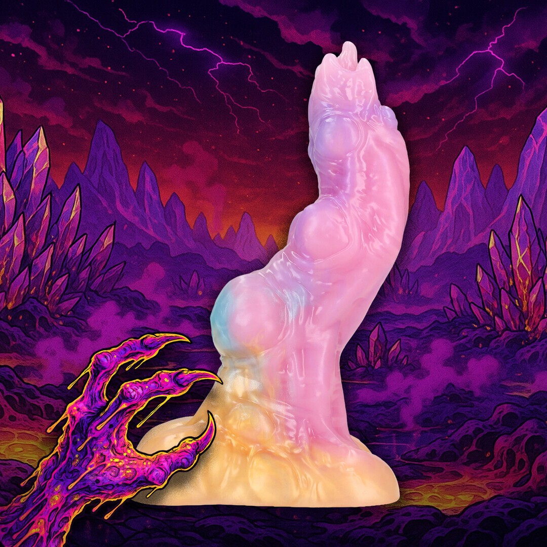 OUCH! – Dildo Monster Em Silicone Rainbow Invader Rainbow Ouch! - Image 3