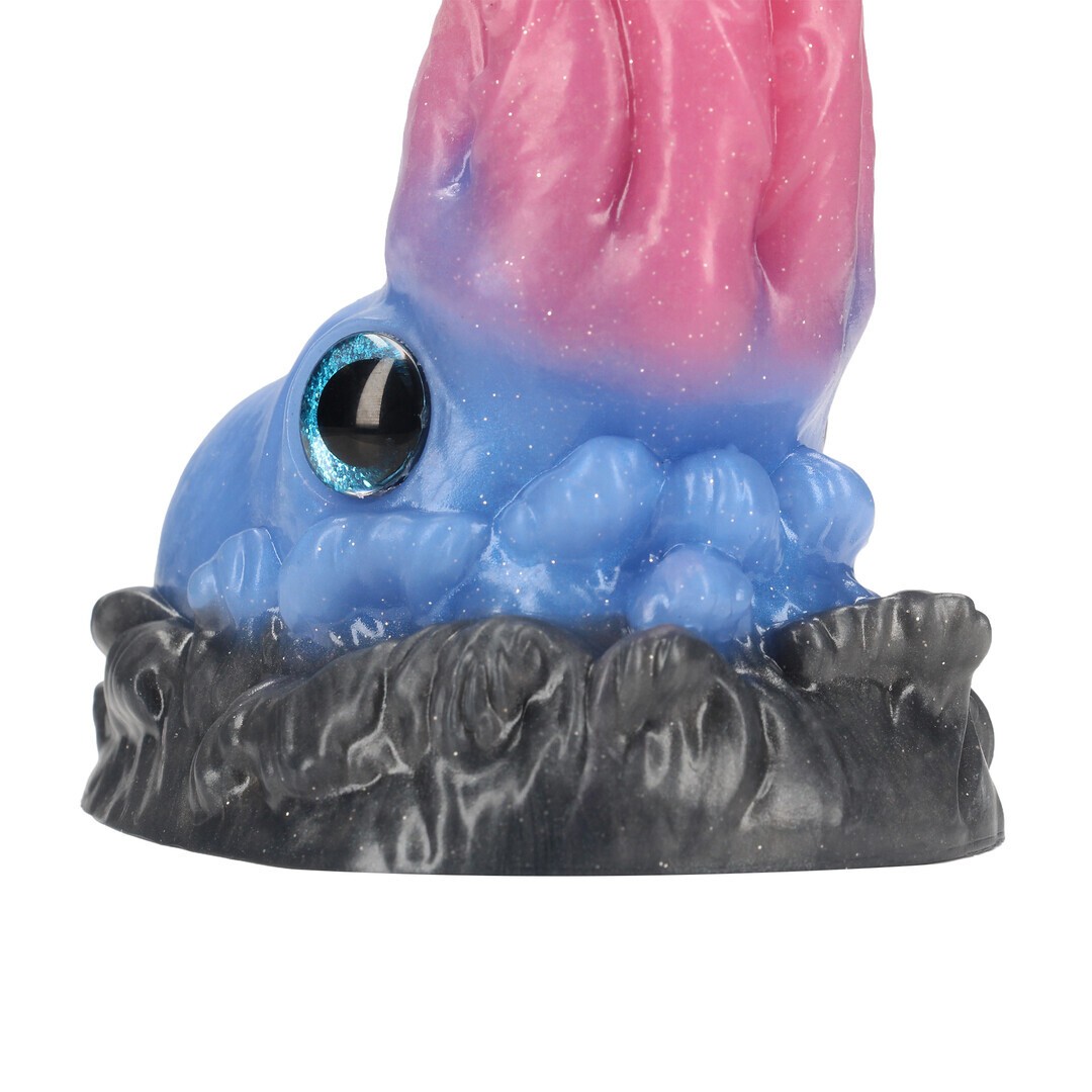 OUCH! – Dildo Monster Em Silicone Kraken's Lick Azul/Vermelho Ouch! - Image 5
