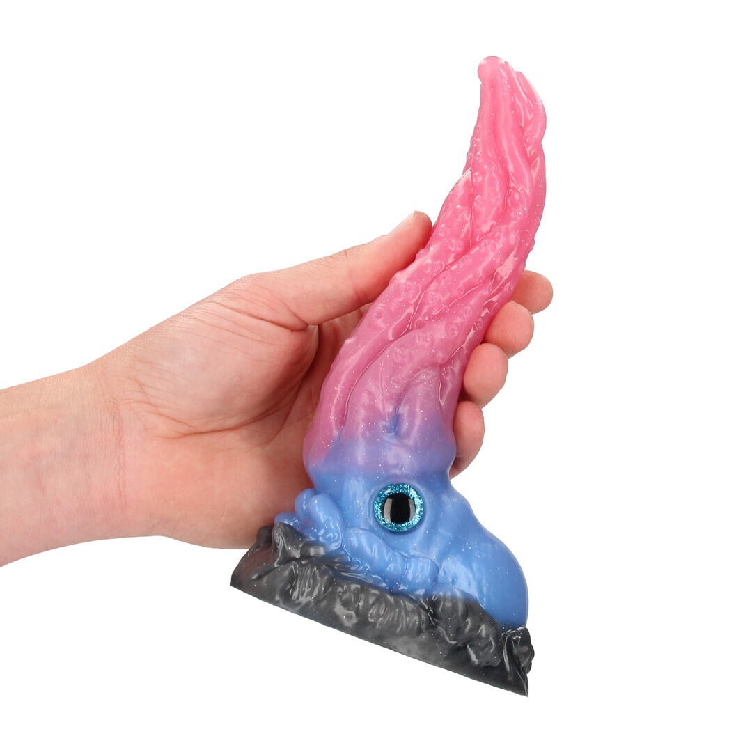 OUCH! – Dildo Monster Em Silicone Kraken's Lick Azul/Vermelho Ouch! - Image 6