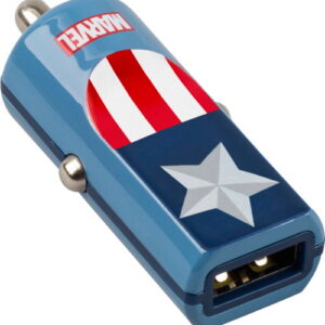 Fotografia do Carregador de Carro Buddy 2.4A Marvel - Captain America