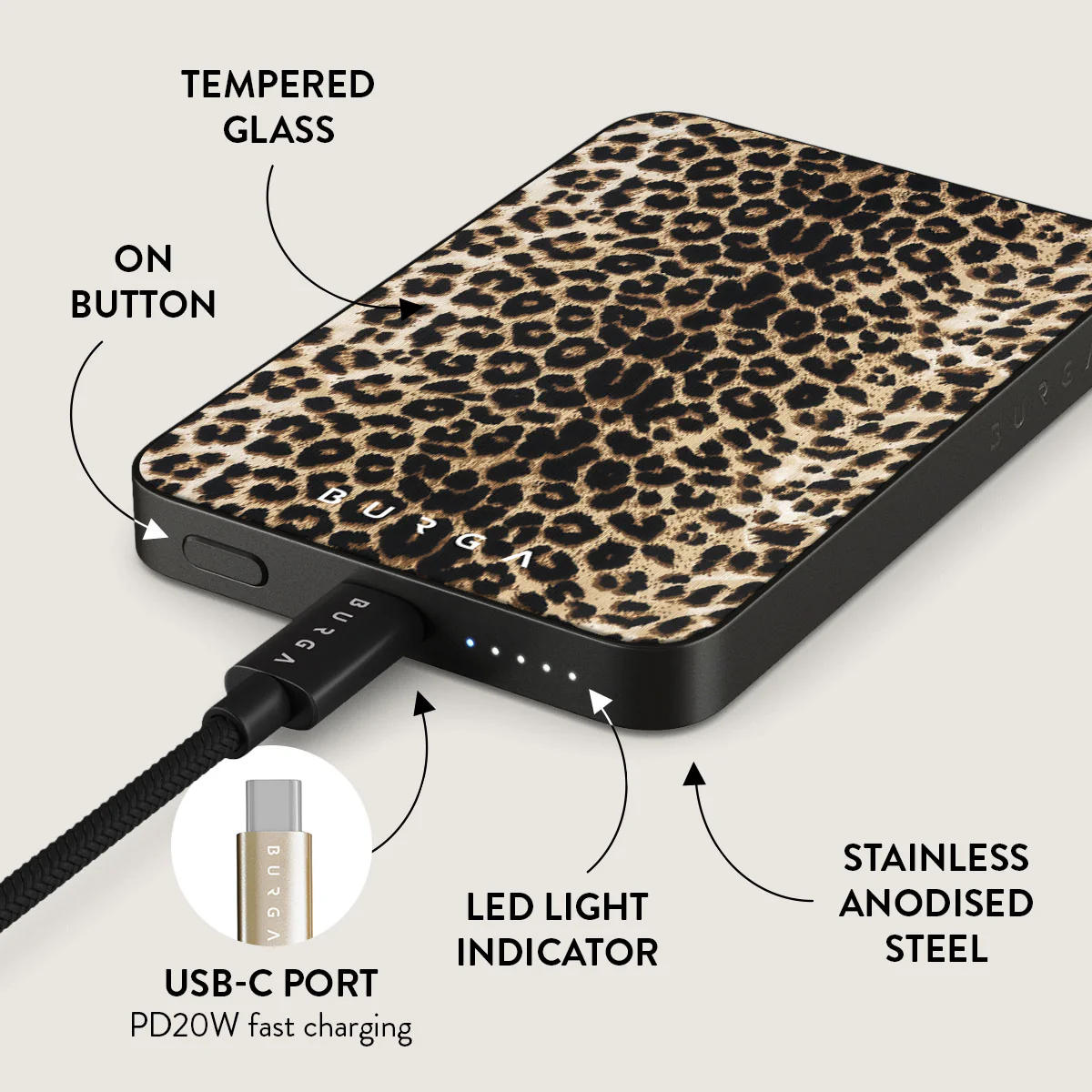 Burga - Powerbank MagSafe 5000 mAh Gunmetal - Image 5