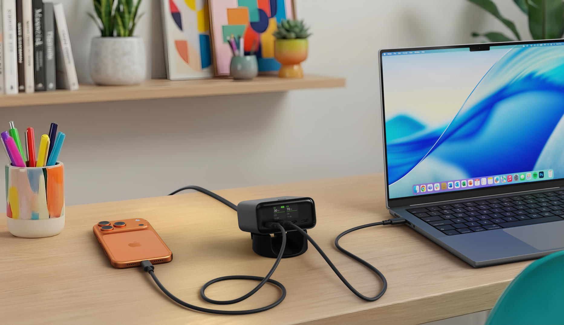 Satechi - Carregador de Parede ChargeView 140W - Image 6