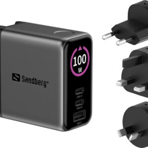 Fotografia do Carregador de Parede Sandberg Travel Charger PD100W