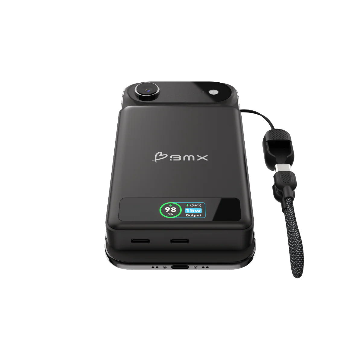 BMX - SolidSafe MagSafe Powerbank 10K Preto - Image 2