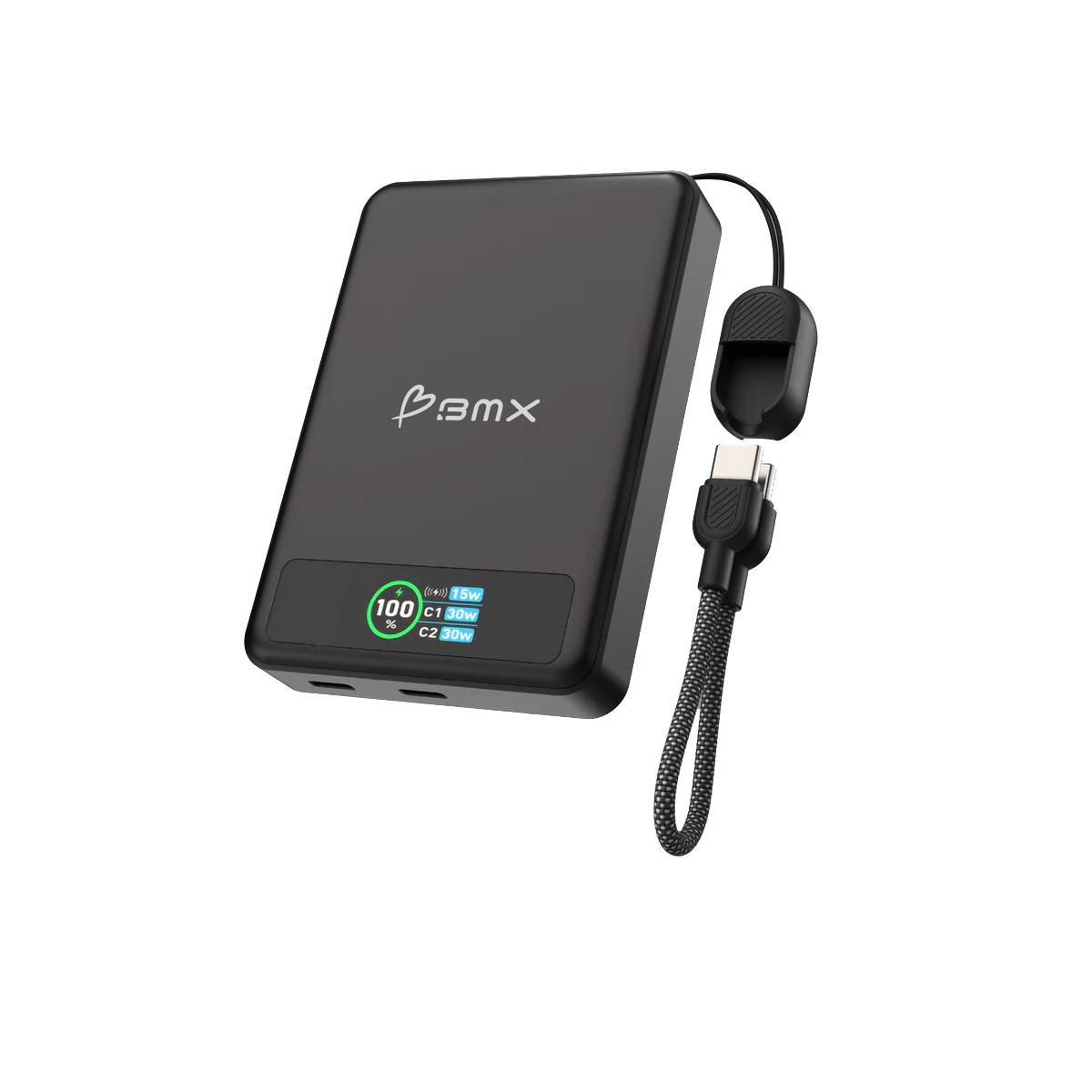 BMX - SolidSafe MagSafe Powerbank 10K Preto - Image 3