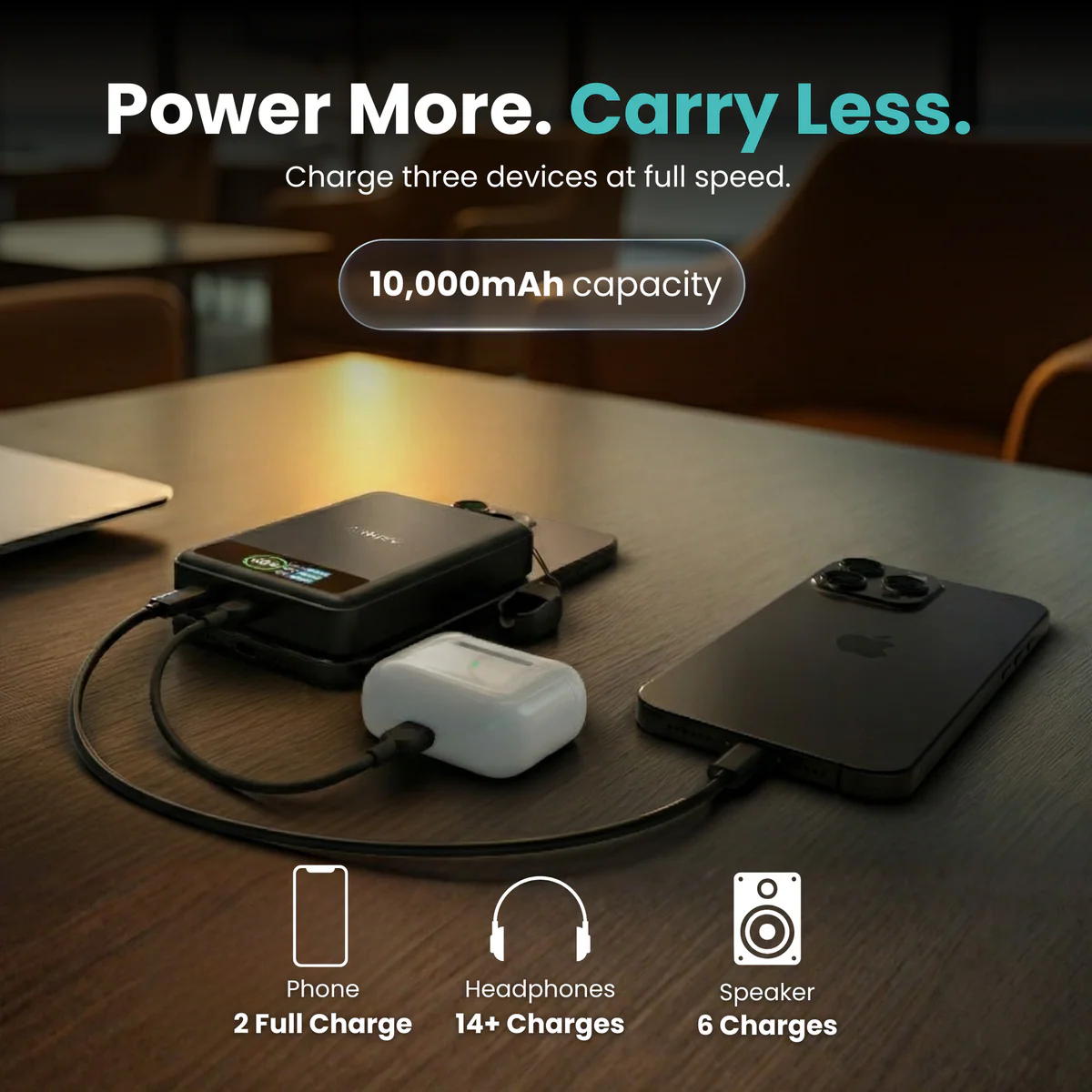 BMX - SolidSafe MagSafe Powerbank 10K Preto - Image 8