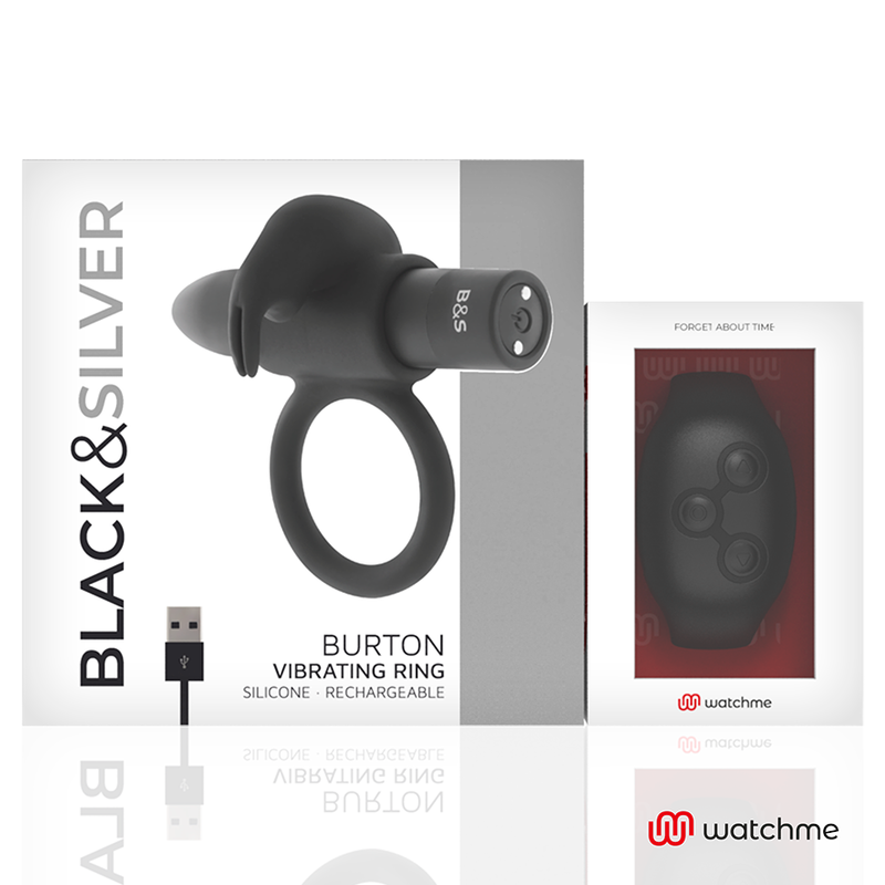BLACK&SILVER – Burton Remote Control Cockring Watchme - Image 6