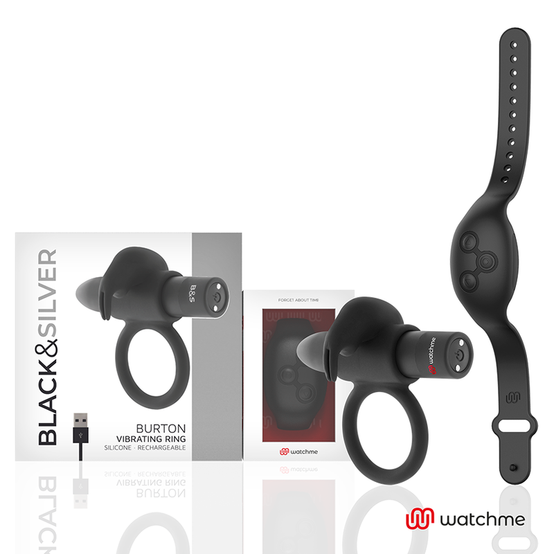 BLACK&SILVER – Burton Remote Control Cockring Watchme - Image 3