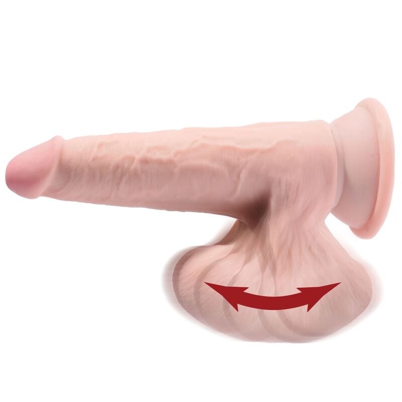 King Cock - Dildo 3D com Bolas Balançando 12,7 cm - Image 4