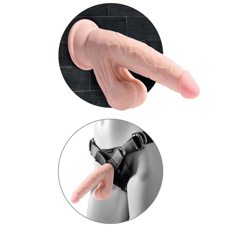 King Cock - Dildo 3D com Bolas Balançando 12,7 cm - Image 5