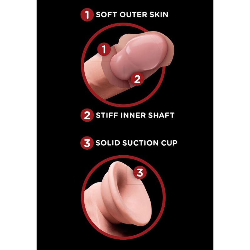 King Cock - Dildo 3D com Bolas Balançando 12,7 cm - Image 6