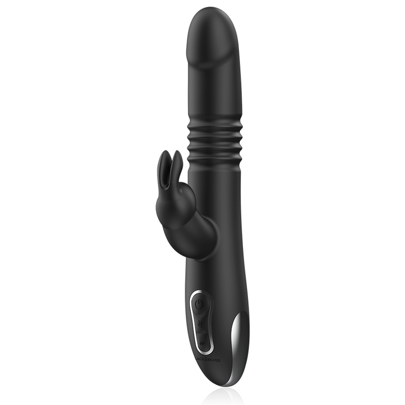 BLACK&SILVER – Kenji Vibrador Rabbit Up & Down + Controlo Remoto Watchme - Image 5