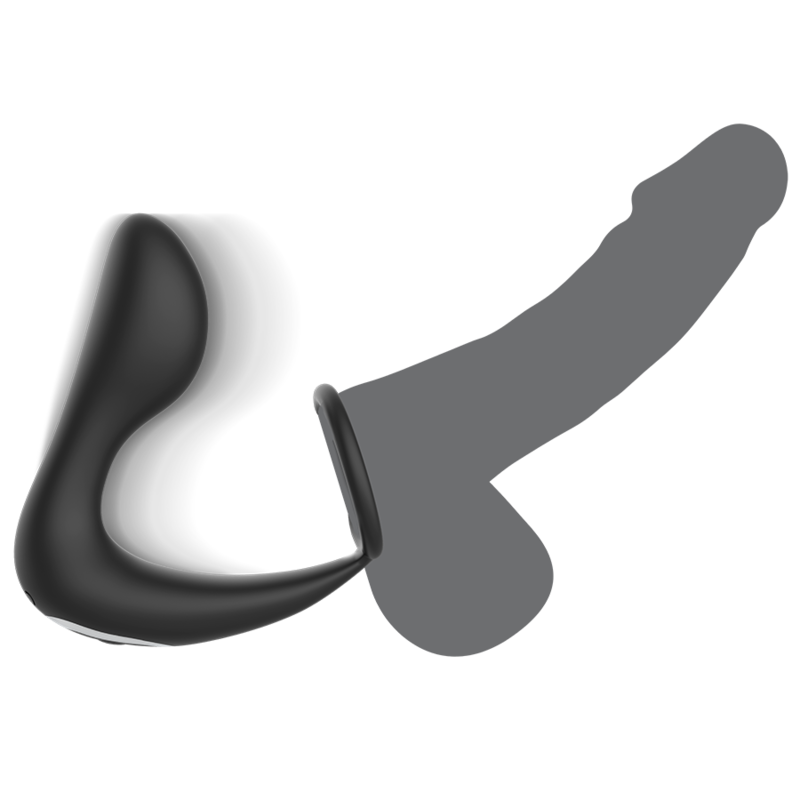 BLACK&SILVER – Massager Anal Com Controle Remoto Silicone Recarregvel Preto - Image 4