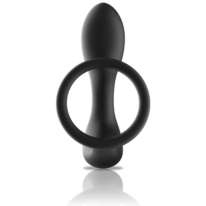 BLACK&SILVER – Massager Anal Com Controle Remoto Silicone Recarregvel Preto - Image 3