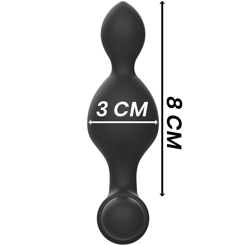 BLACK&SILVER – Controle Remoto De Plug Anal De Silicone Tucker Pequeno - Image 5