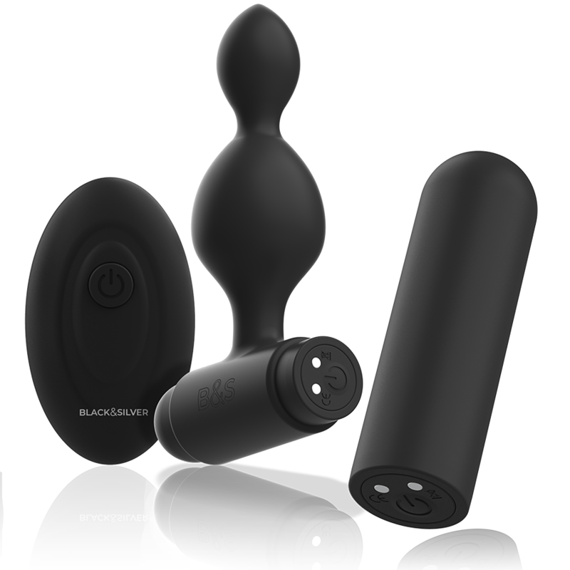 BLACK&SILVER – Controle Remoto De Plug Anal De Silicone Tucker Pequeno - Image 4