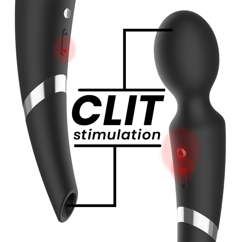 BLACK&SILVER – Beck Wand E Ventosa 2 Em 1 Silicone - Image 5