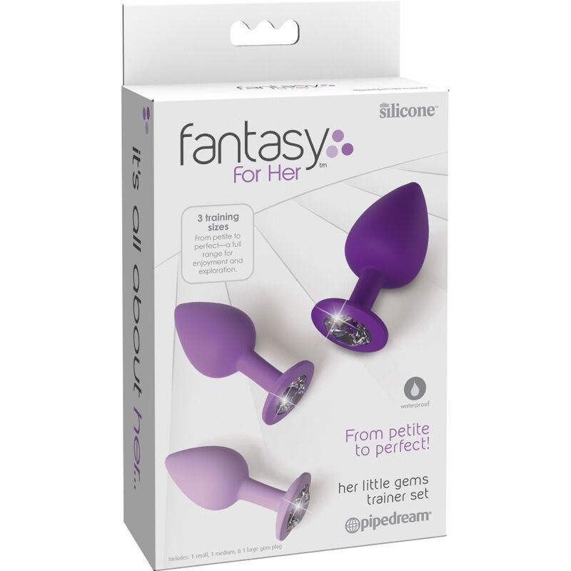 Fantasy For Her - Conjunto de Plug Anal Violeta - Image 4