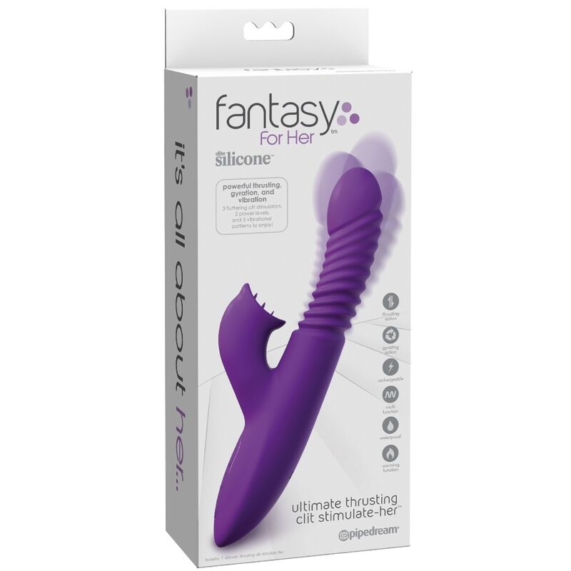 Fantasy For Her - Estimulador de Clitóris com Oscilação de Calor e Função de Vibração Violeta - Image 5