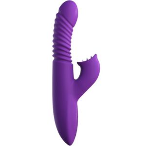 Fotografia do Estimulador de Clitóris com Oscilação de Calor e Função de Vibração Violeta