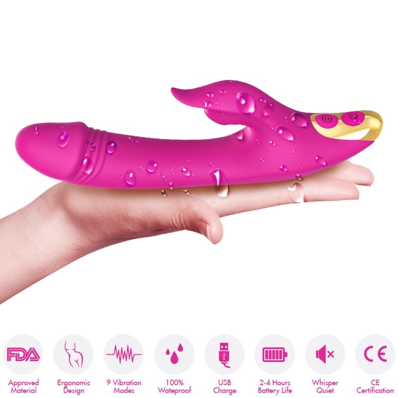 ARMONY STIMULATORS – Armony - Love Clitoris & Ponto G Ventosa Fúcsia - Image 3