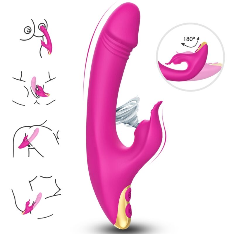 ARMONY STIMULATORS – Armony - Love Clitoris & Ponto G Ventosa Fúcsia