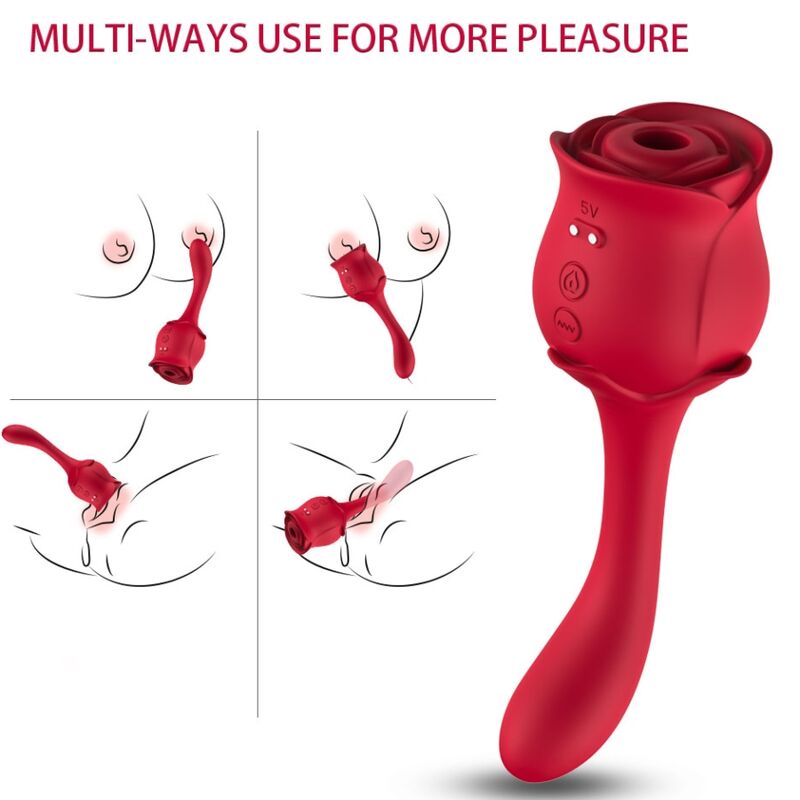 ARMONY STIMULATORS – Armony - Roselover Sucção E Estimulador De Clitóris Vermelho - Image 4