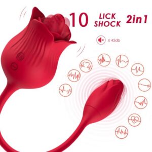 ARMONY STIMULATORS – Armony - Vibrador Rosa Con Cola Vermelho