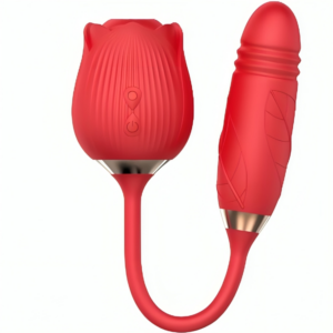 ARMONY STIMULATORS – Armony - Flor Delight Succionadora E Empurra Vermelha