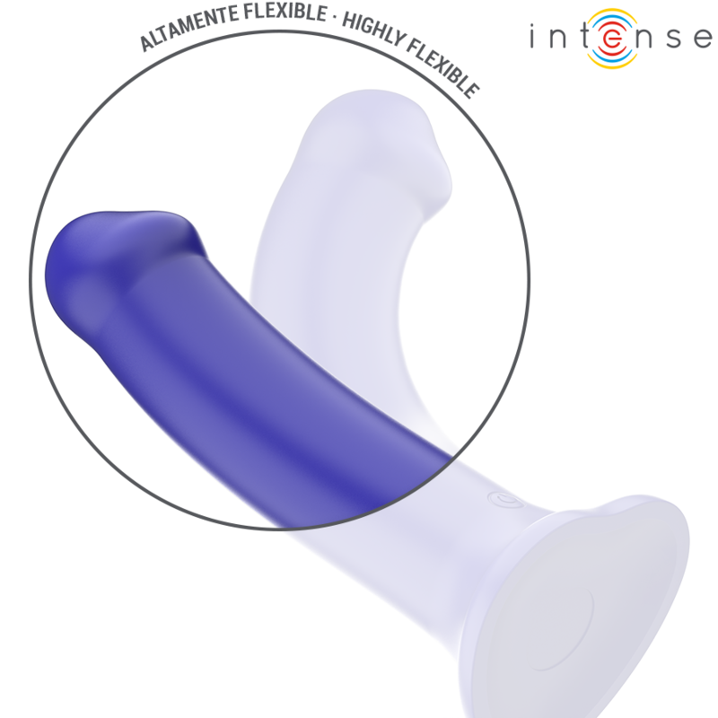 INTENSE REMOTE CONTROL – Intense - Vibrador Victoria Com Ventosa 10 Vibrações Azul Escuro Controle Remoto - Image 5