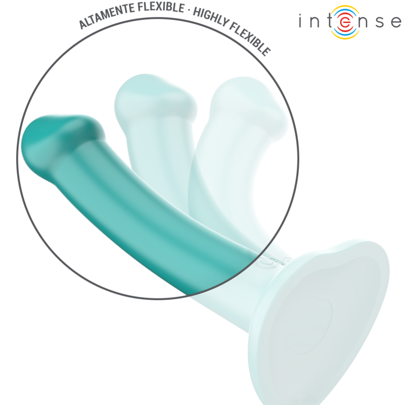 INTENSE REMOTE CONTROL – Intense - Vibrador Katie Com Ventosa 10 Vibrações Controle Remoto Azul - Image 5