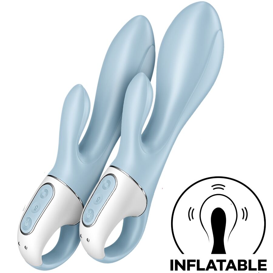 SATISFYER VIBRATOR – Satisfyer - Bomba De Ar Bunny 1 Coelho Inflável Vibrador Azul - Image 2