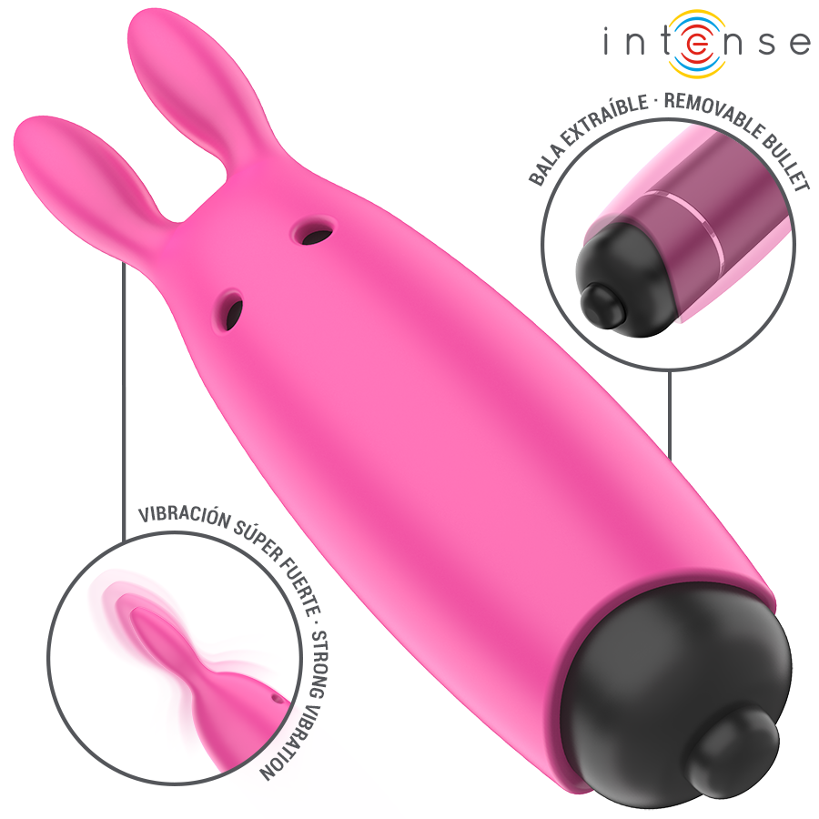 INTENSE FUN TOYS – Intense - Hopper Bala Vibratória Rosa 8,3 X 2,4 Cm - Image 4