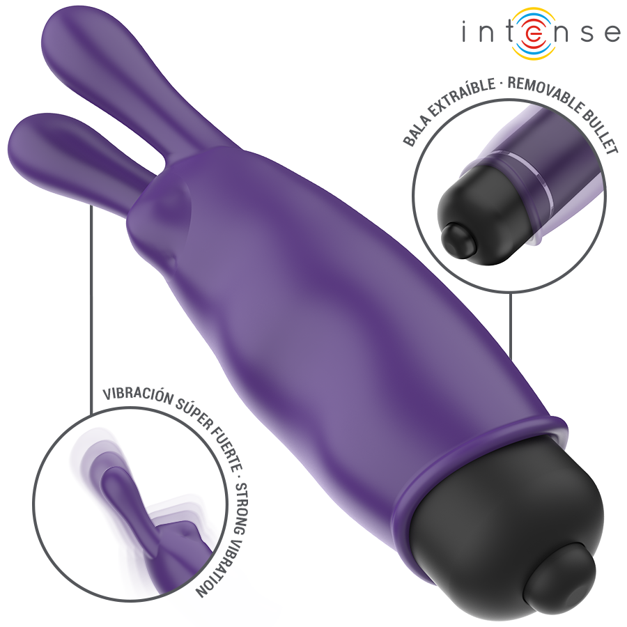INTENSE FUN TOYS – Intense - Bala Vibratória Roxa Mística 8,7 X 2,4 Cm - Image 4